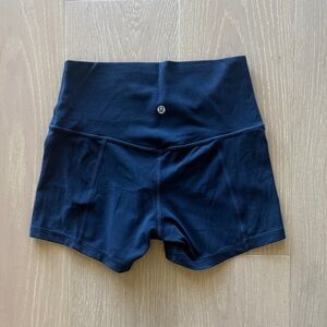 Lululemon Performance Shorts in Navy Blue